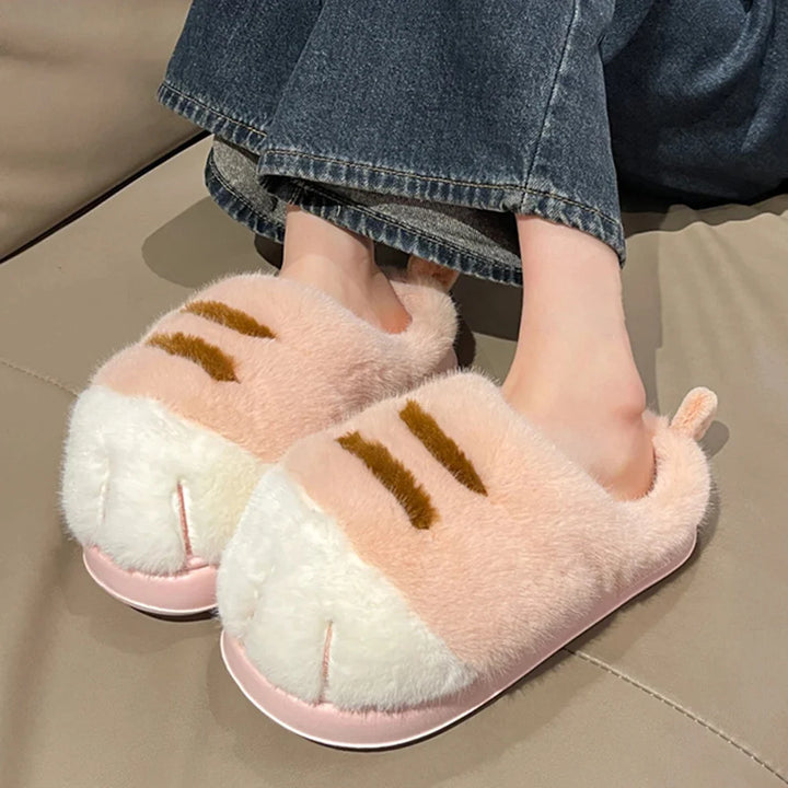 Fluffy Cat Slippers