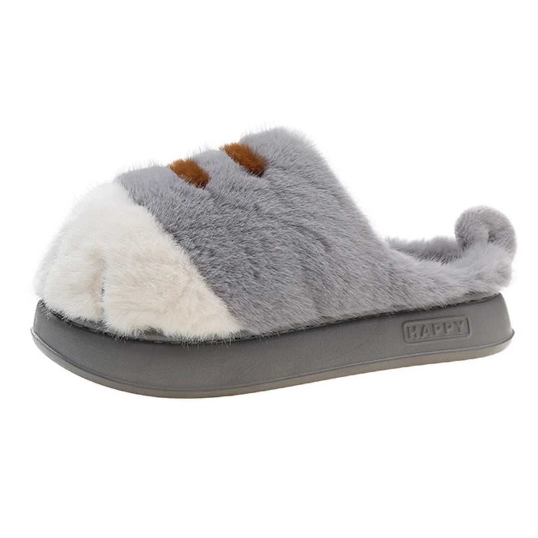 Fluffy Cat Slippers