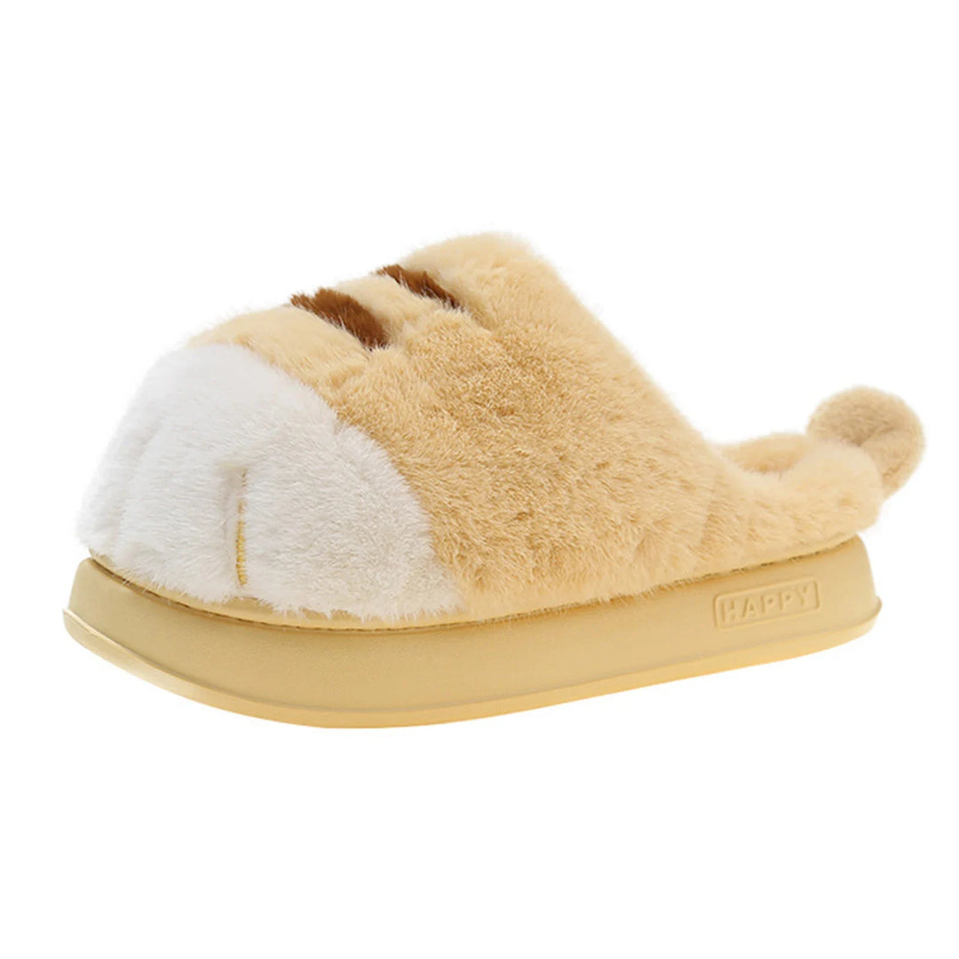 Fluffy Cat Slippers
