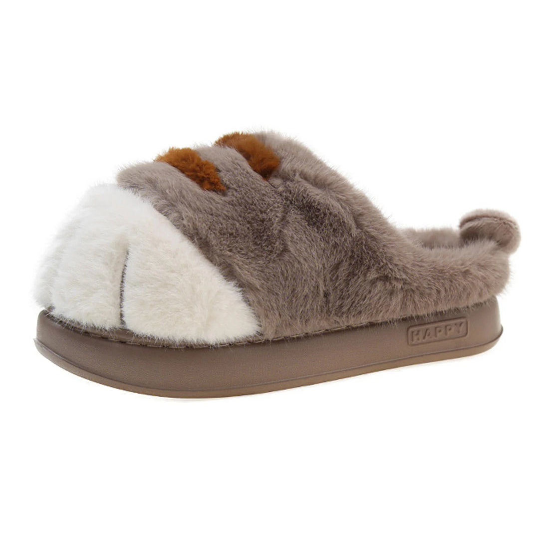 Fluffy Cat Slippers